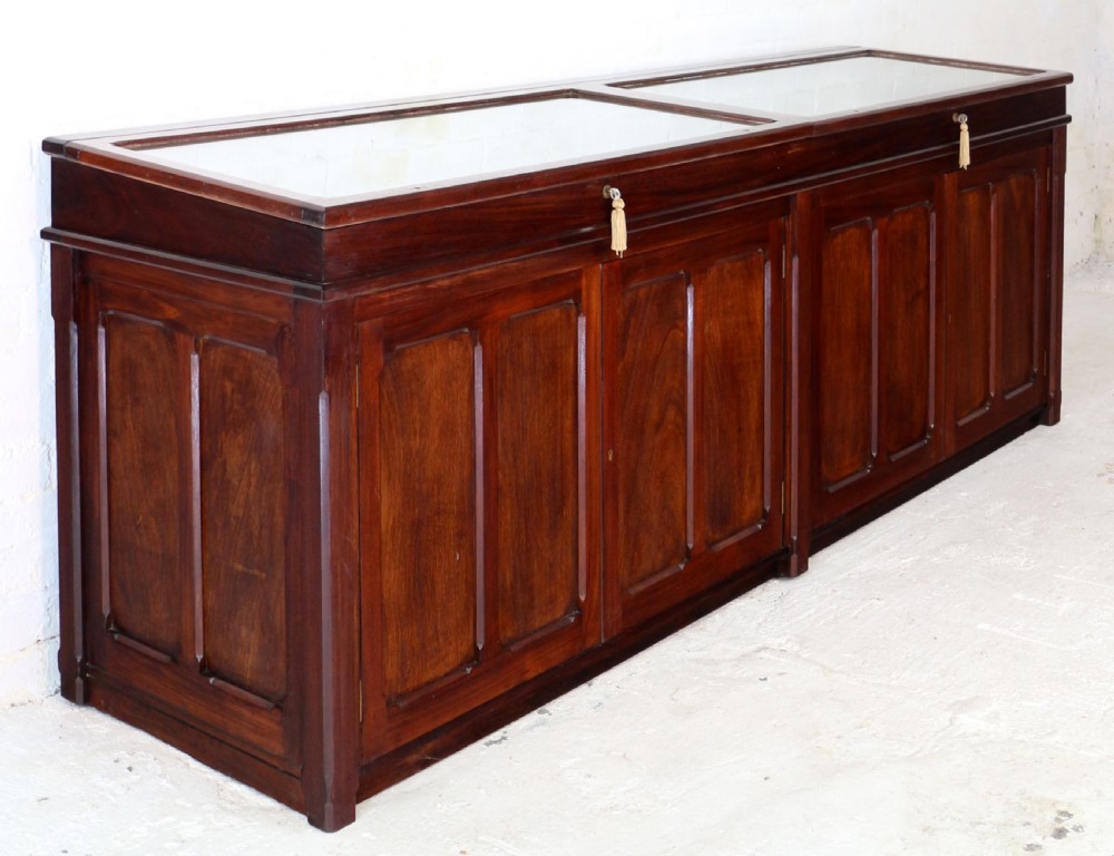 Victorian Mahogany Museum Specimen or Collectors Cabinet View VI