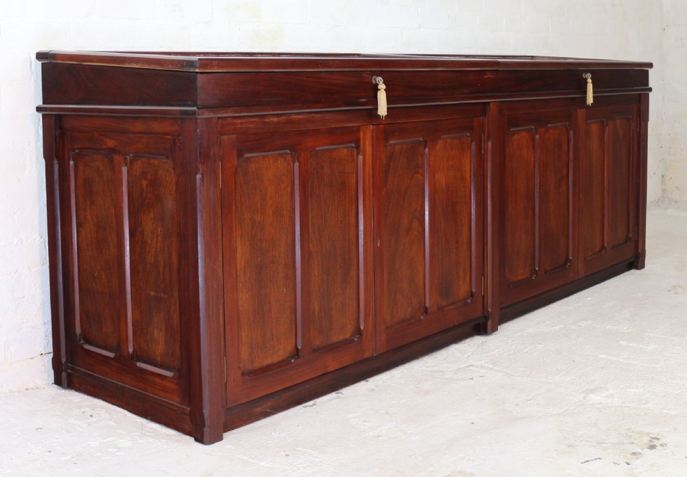 Victorian Mahogany Museum Specimen or Collectors Cabinet View XI