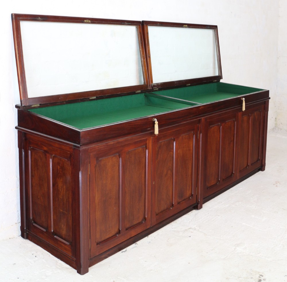 Victorian Mahogany Museum Specimen or Collectors Cabinet View XIII