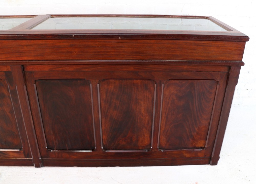 Victorian Mahogany Museum Specimen or Collectors Cabinet View XXX