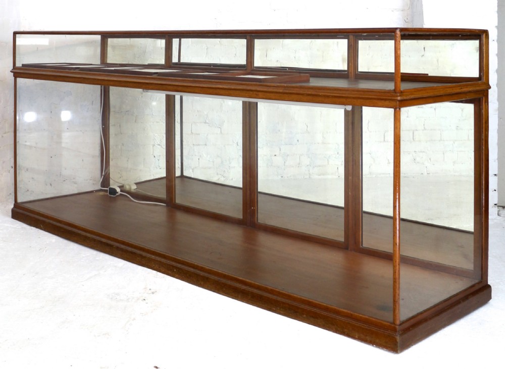 Victorian Mahogany Jewellery Display Shop Cabinet View II