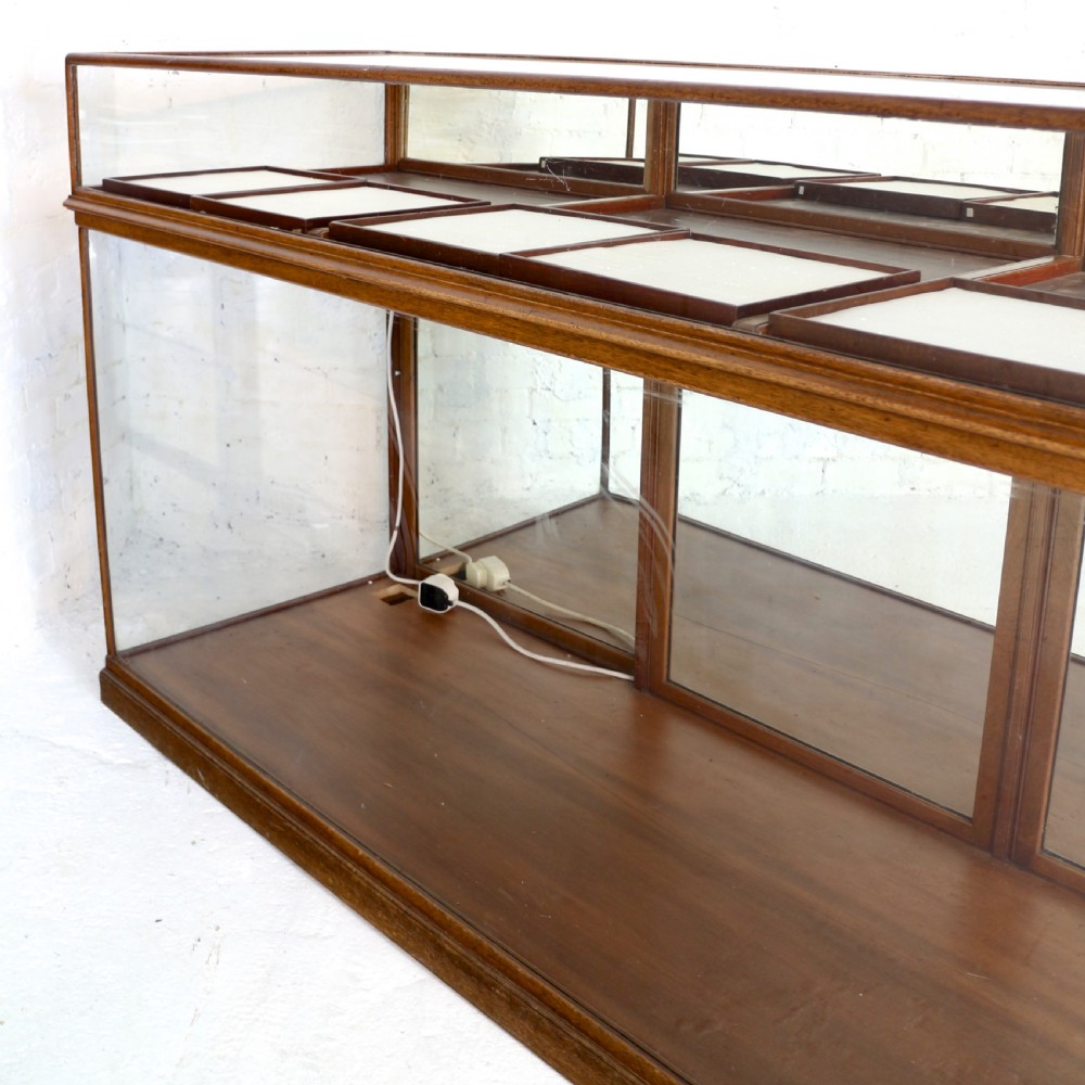 Victorian Mahogany Jewellery Display Shop Cabinet View III