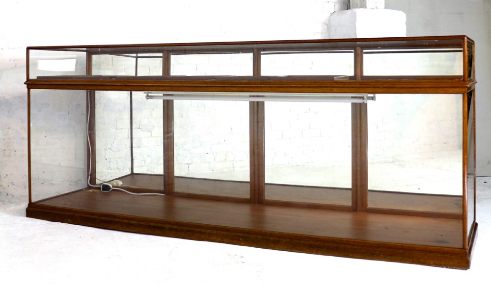 Victorian Mahogany Jewellery Display Shop Cabinet View IV