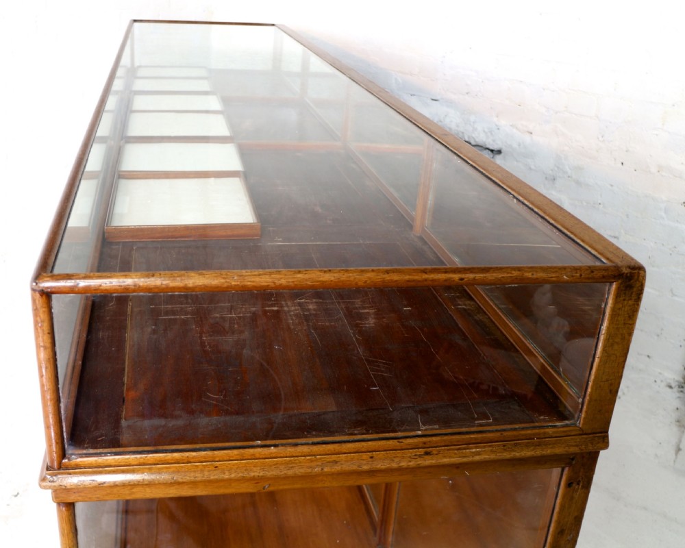 Victorian Mahogany Jewellery Display Shop Cabinet View IX