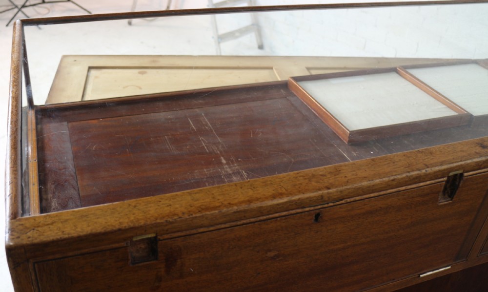 Victorian Mahogany Jewellery Display Shop Cabinet View XIII