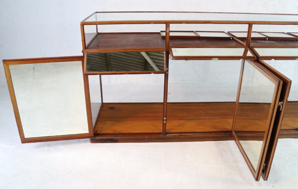 Victorian Mahogany Jewellery Display Shop Cabinet View XIV