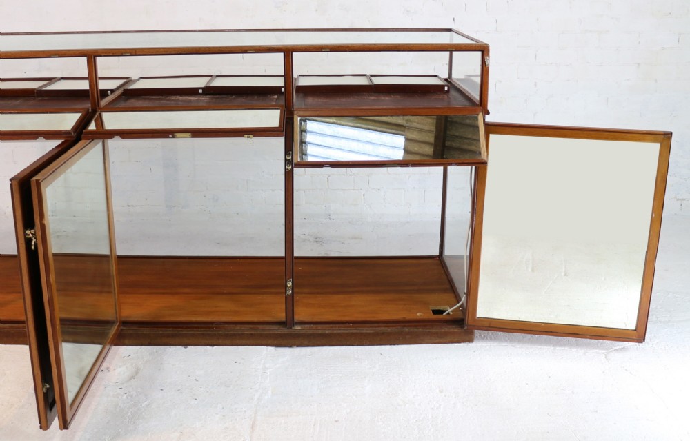 Victorian Mahogany Jewellery Display Shop Cabinet View XV