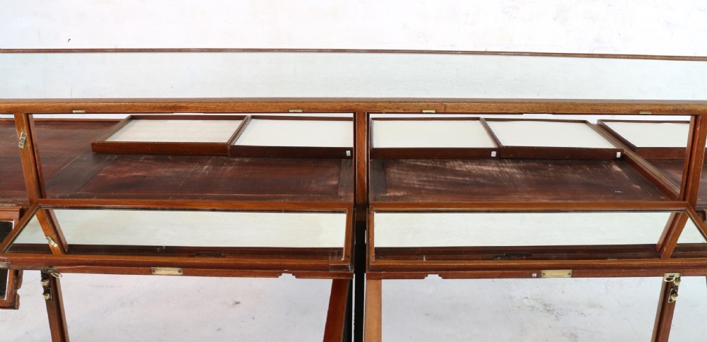 Victorian Mahogany Jewellery Display Shop Cabinet View XVIII