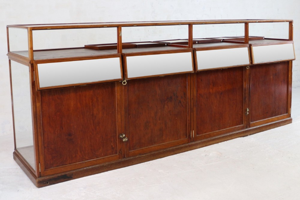 Victorian Mahogany Jewellery Display Shop Cabinet View XXIV