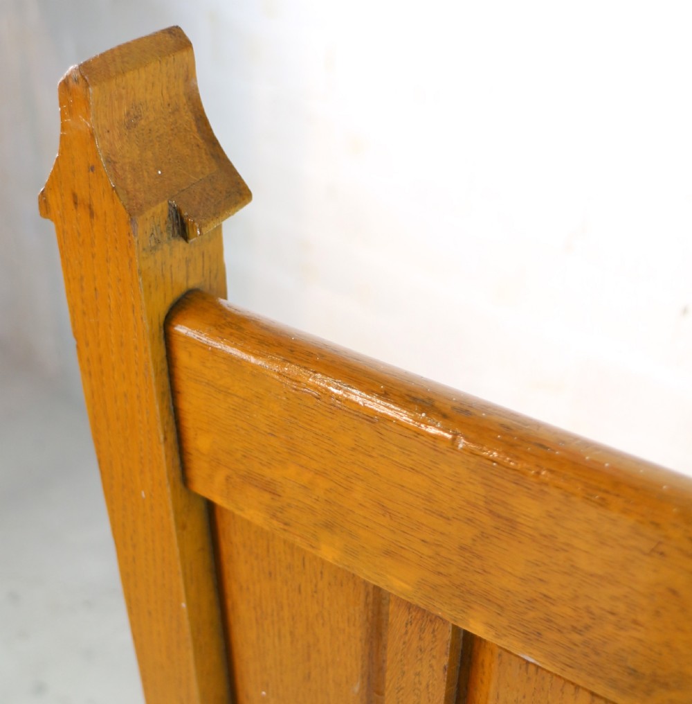 Set of Twelve Gothic Revival Arts & Crafts Oak Dining Chairs, Attributed to Shapland & Petter (12) View XXI