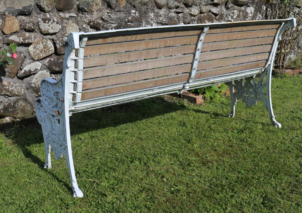 Victorian Cast Iron Garden Seat/Bench by John Finch View XVIII