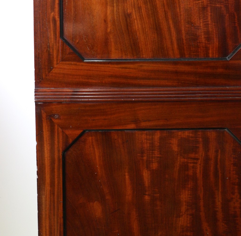 Regency Mahogany Gentleman’s Breakfront Linen Press Wardrobe View XIII