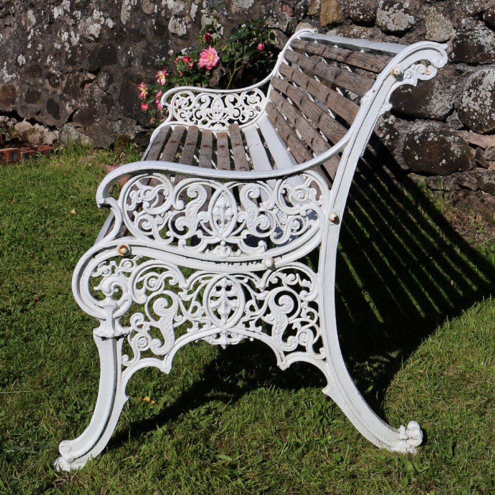 Pair of Victorian Cast Iron Garden Seats/Benches View VII