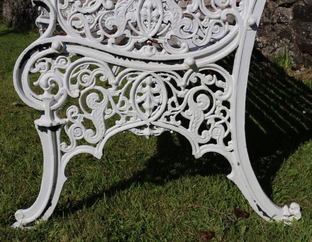 Pair of Victorian Cast Iron Garden Seats/Benches View IX