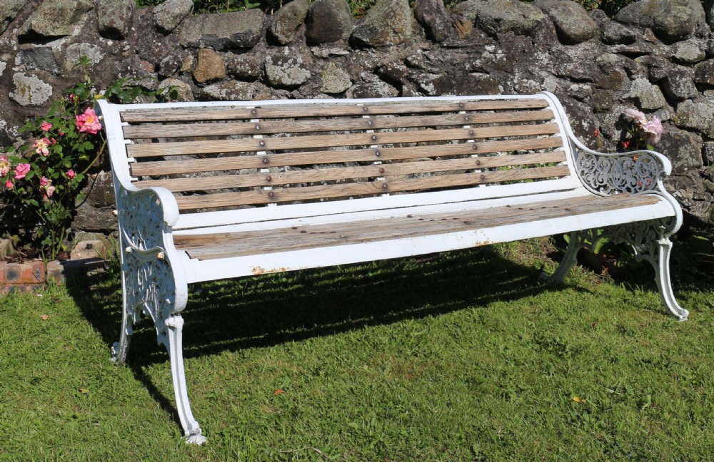 Pair of Victorian Cast Iron Garden Seats/Benches View X
