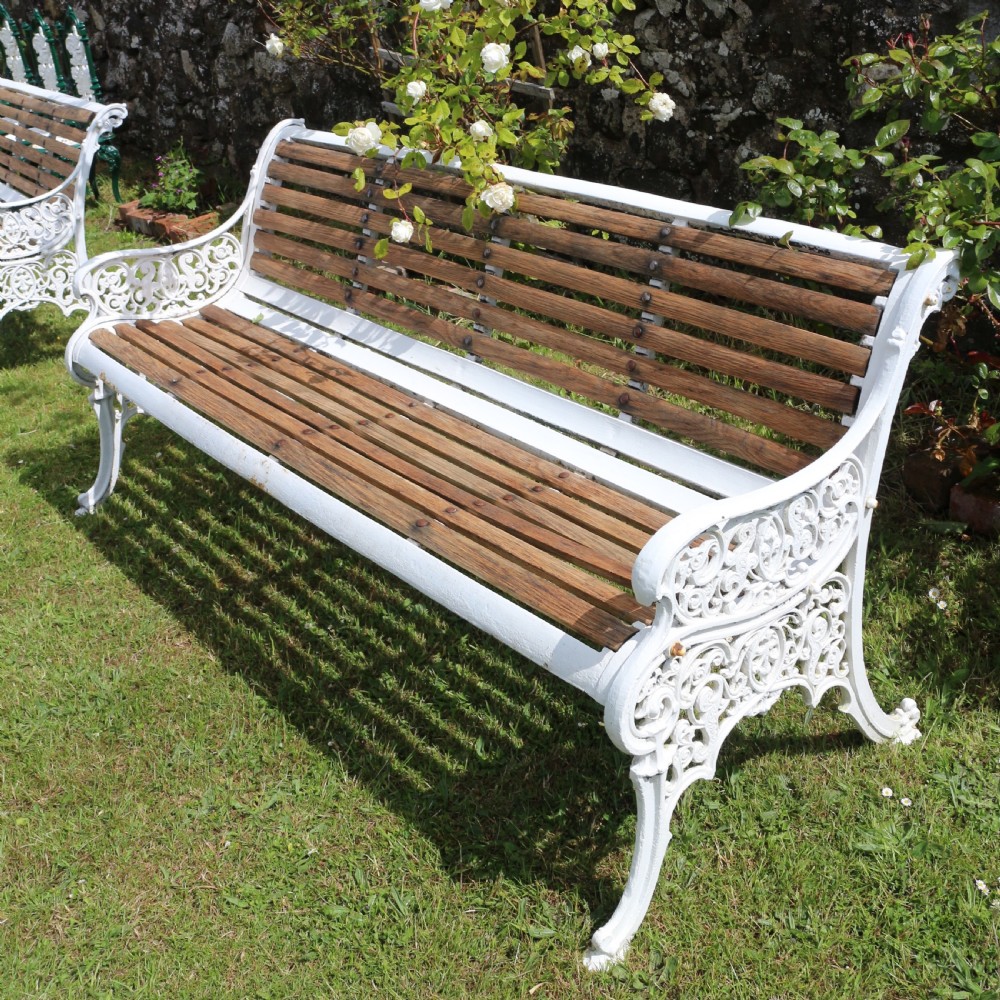 Pair of Victorian Cast Iron Garden Seats/Benches View XI