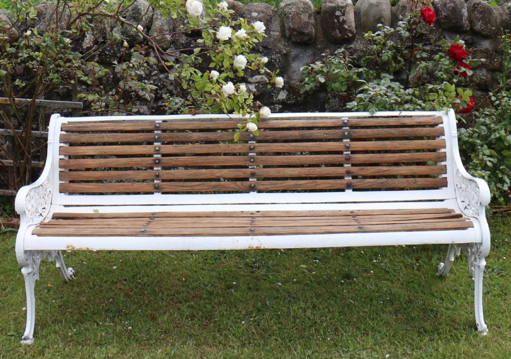 Pair of Victorian Cast Iron Garden Seats/Benches View XII