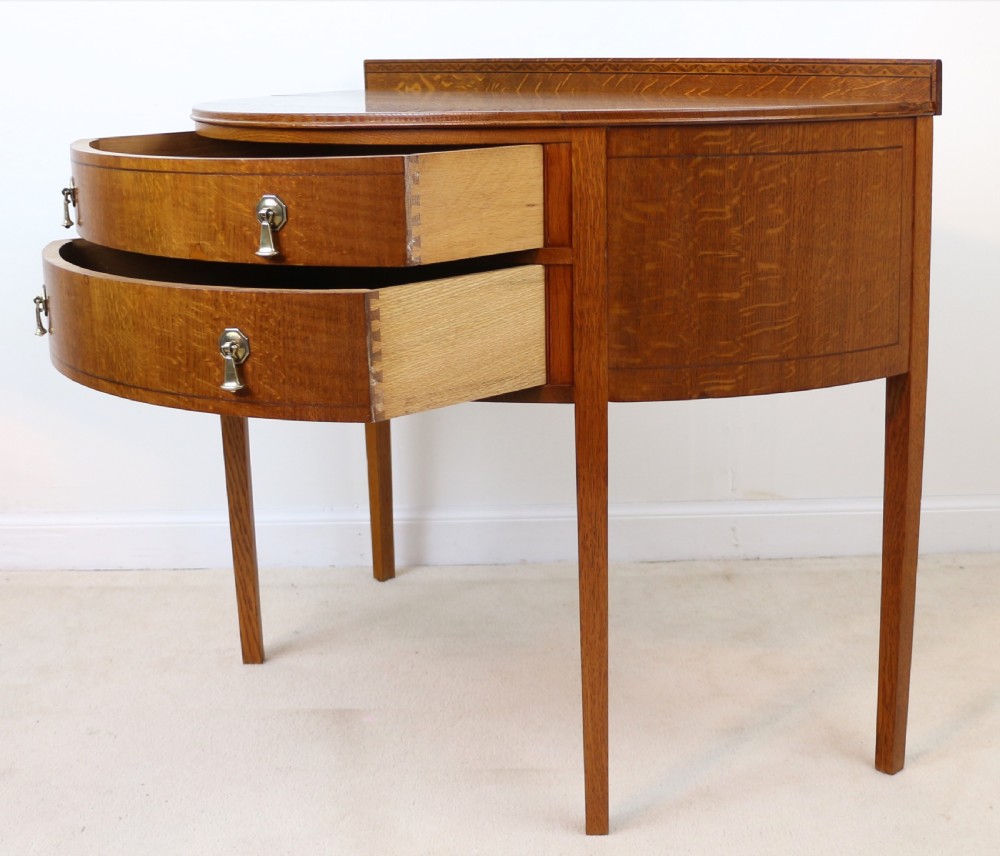 Pair of Arts & Crafts Oak Inlaid Dressing Chests by Shapland & Petter View XXIV