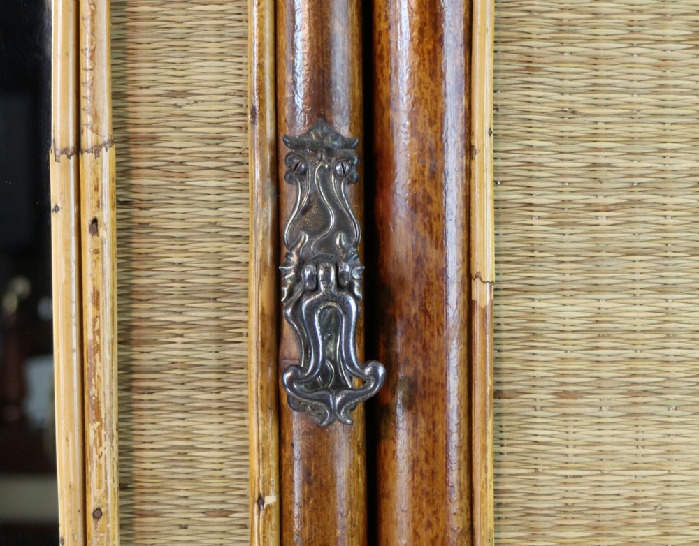 Victorian 'Japanese Style' Bamboo & Rattan Bedroom Suite with Wardrobe, Dressing Table & Washstand View VIII