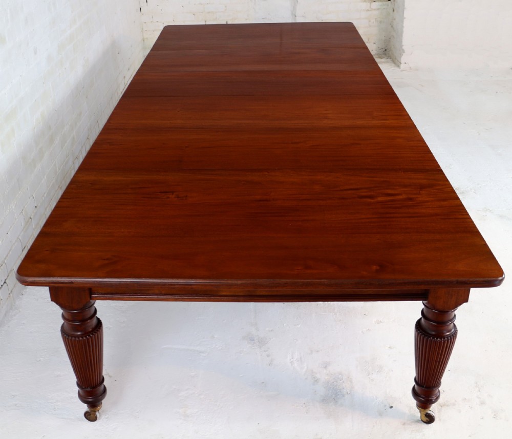 Victorian Mahogany 16 Seat Extending Dining Table & 4 Leaves, 12ft View VIII