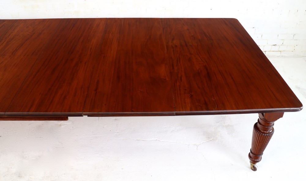 Victorian Mahogany 16 Seat Extending Dining Table & 4 Leaves, 12ft View X