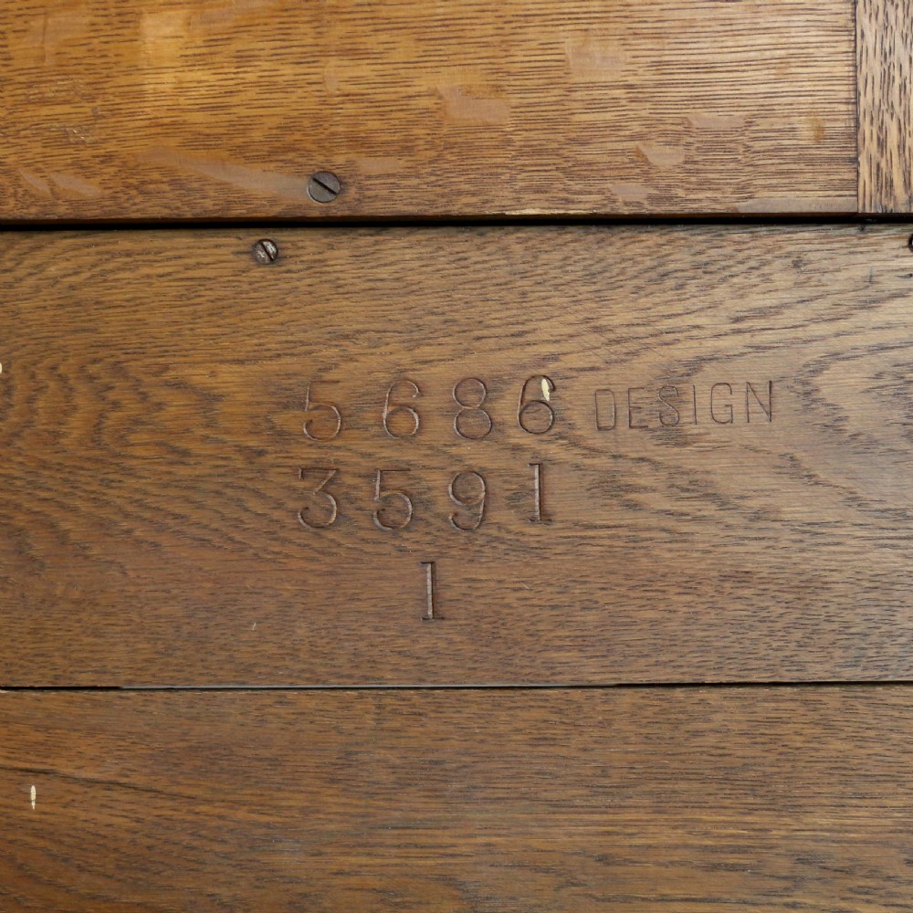 Bath Cabinet Makers Arts & Crafts Oak & Inlaid Sideboard Cabinet View XX