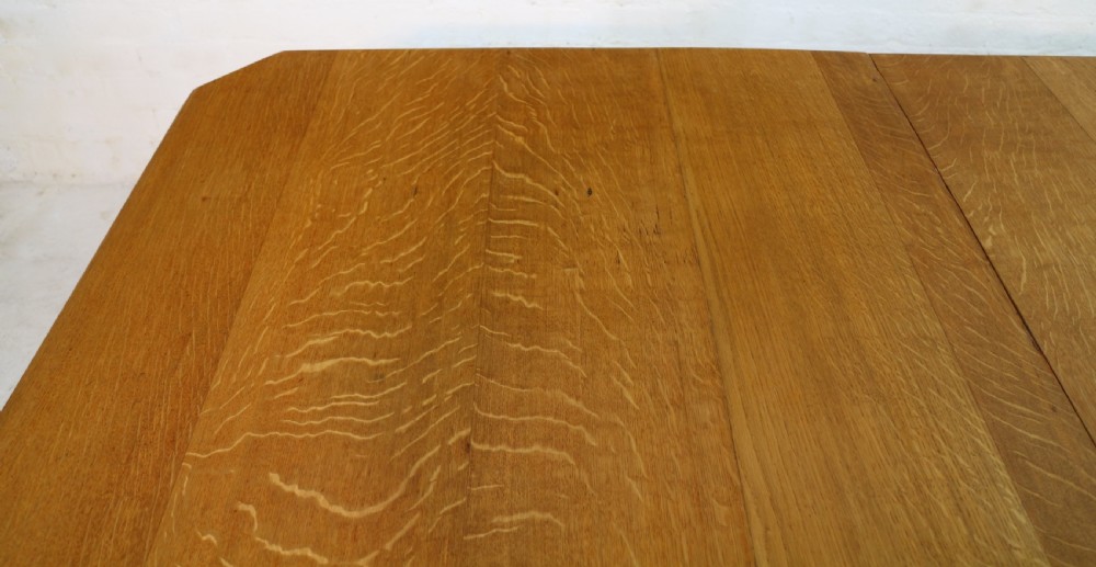 Victorian Oak Extending Dining Table & 4 Leaves, 12ft/seats 14 View XXV