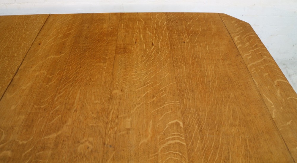 Victorian Oak Extending Dining Table & 4 Leaves, 12ft/seats 14 View XXVI