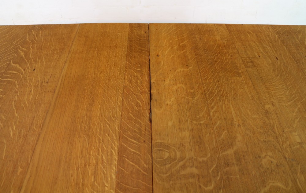 Victorian Oak Extending Dining Table & 4 Leaves, 12ft/seats 14 View XXVIII
