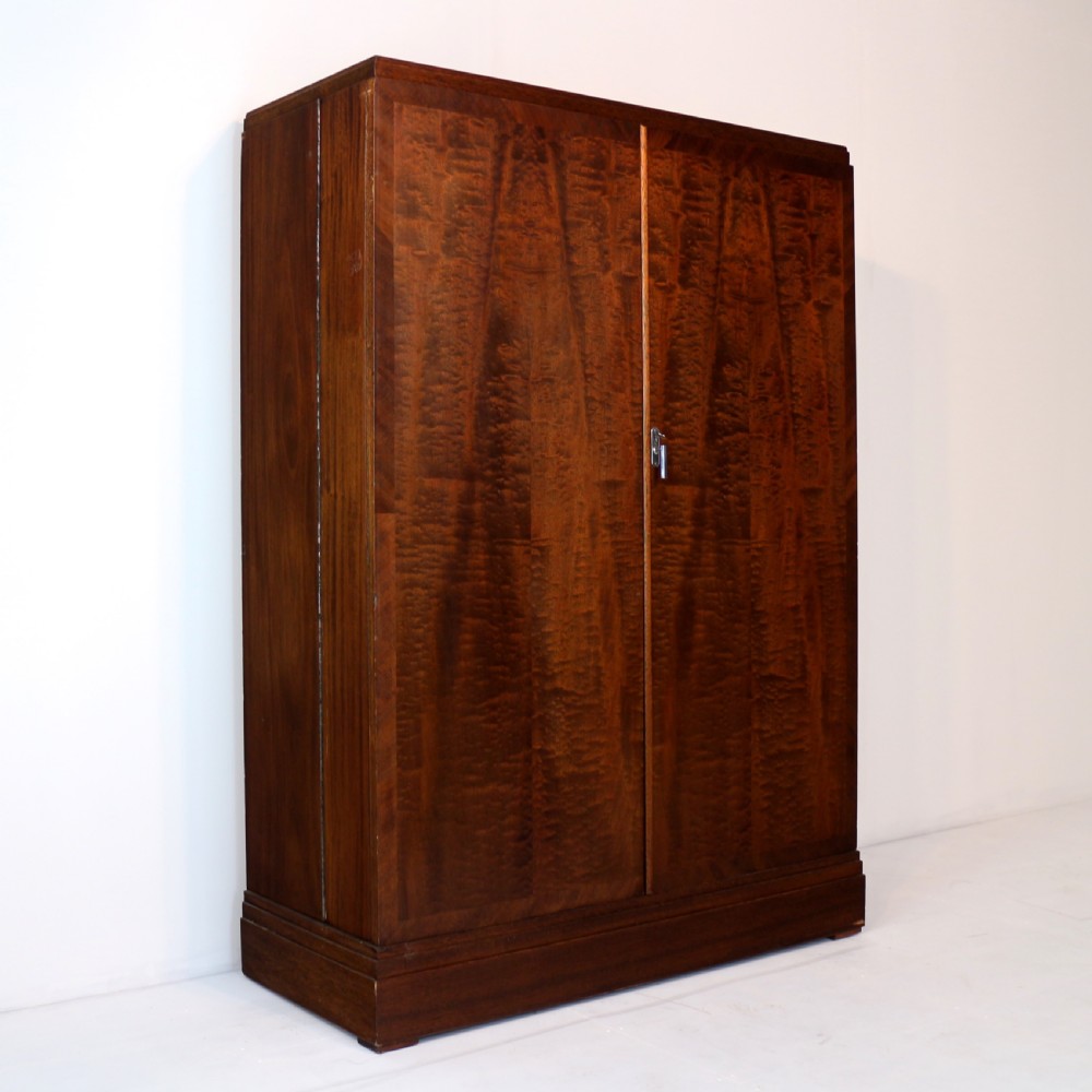 Art Deco Mahogany Gentleman’s Compactum Wardrobe by Compactom Ltd of London View II