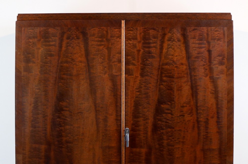 Art Deco Mahogany Gentleman’s Compactum Wardrobe by Compactom Ltd of London View VII