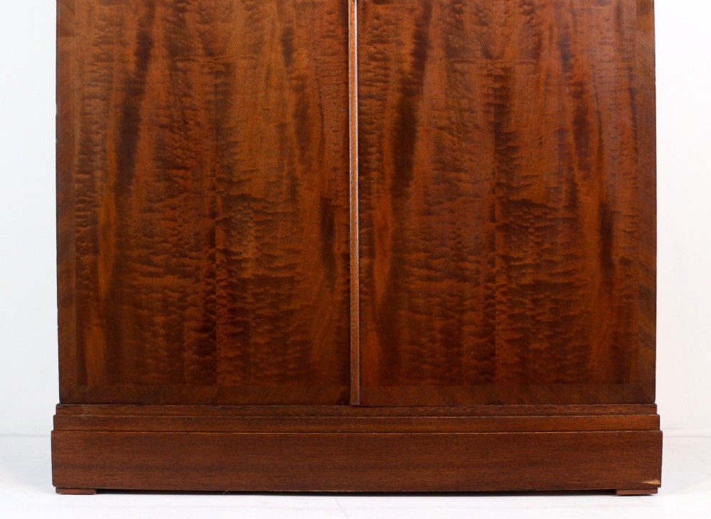 Art Deco Mahogany Gentleman’s Compactum Wardrobe by Compactom Ltd of London View IX