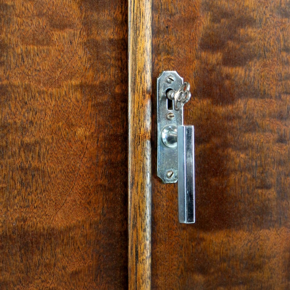 Art Deco Mahogany Gentleman’s Compactum Wardrobe by Compactom Ltd of London View XII