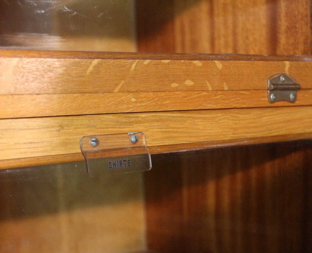 Art Deco Mahogany Gentleman’s Compactum Wardrobe by Compactom Ltd of London View XXI