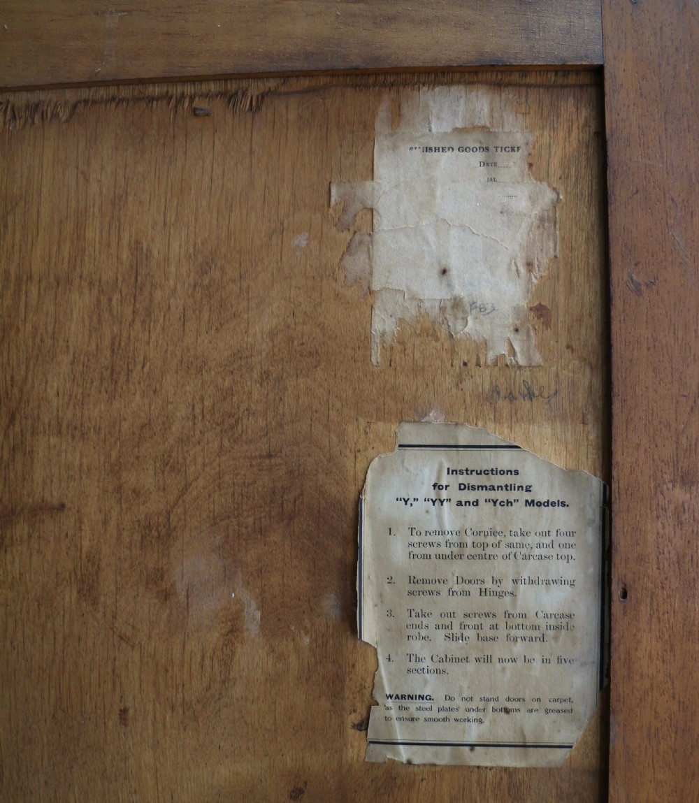 Art Deco Mahogany Gentleman’s Compactum Wardrobe by Compactom Ltd of London View XXX