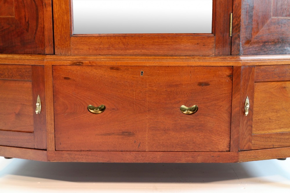 Arts & Crafts Glasgow School Inlaid Walnut Wardrobe Attributed to Wylie & Lochhead View XV