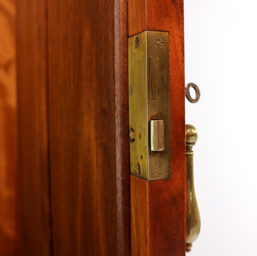 Arts & Crafts Glasgow School Inlaid Walnut Wardrobe Attributed to Wylie & Lochhead View XIX