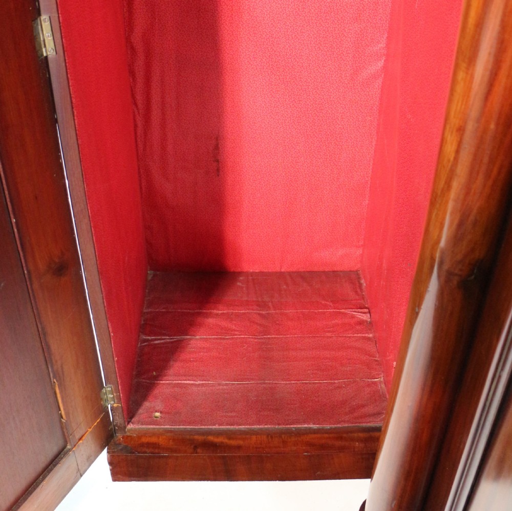Regency Mahogany Four Door Breakfront Wardrobe View XXI