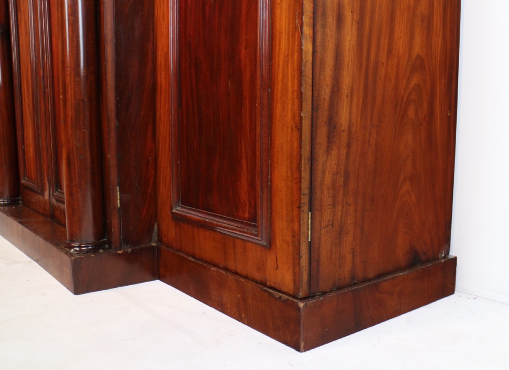 Regency Mahogany Four Door Breakfront Wardrobe View XXIX