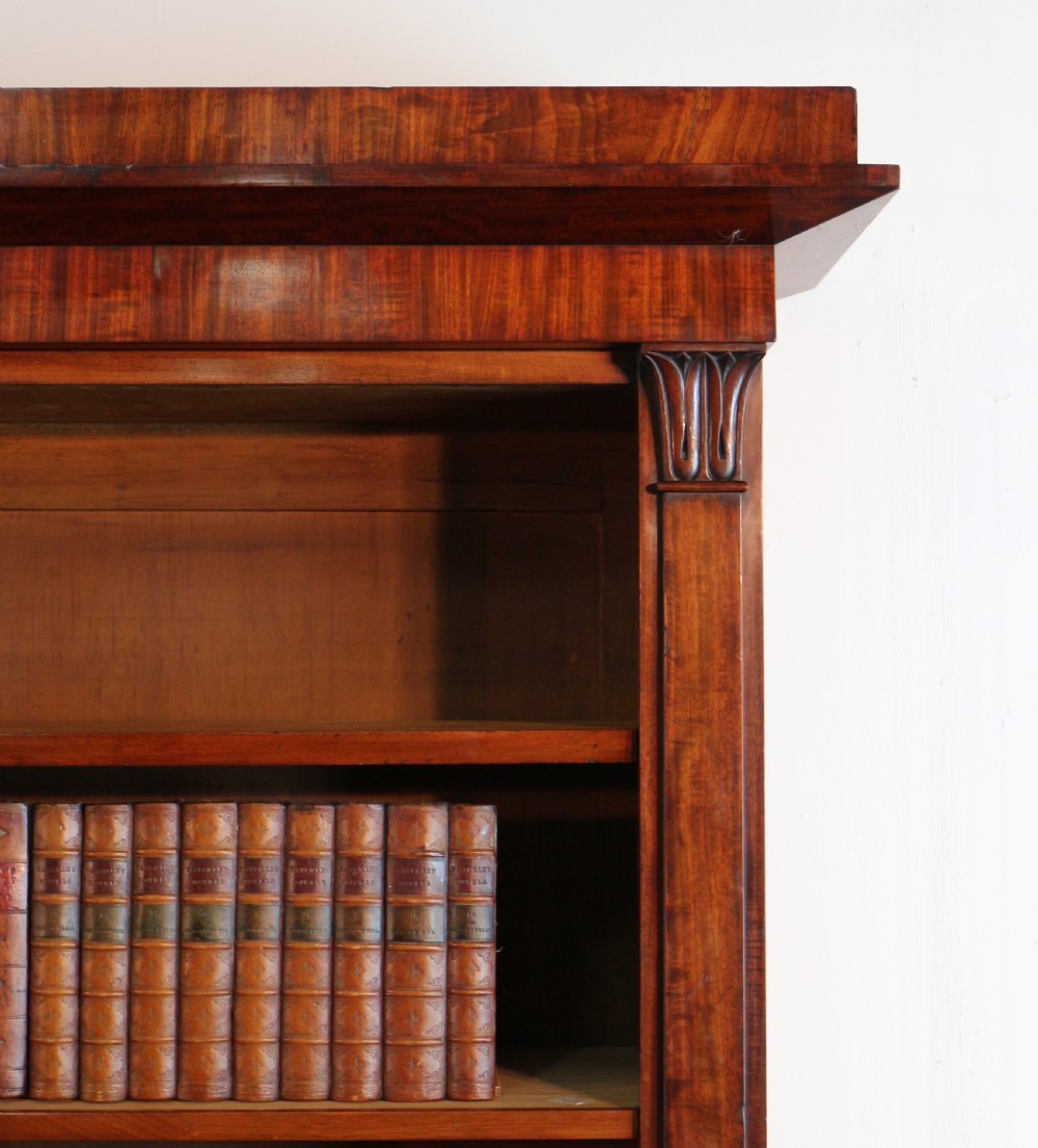 William IV Mahogany Breakfront Library Bookcase View III