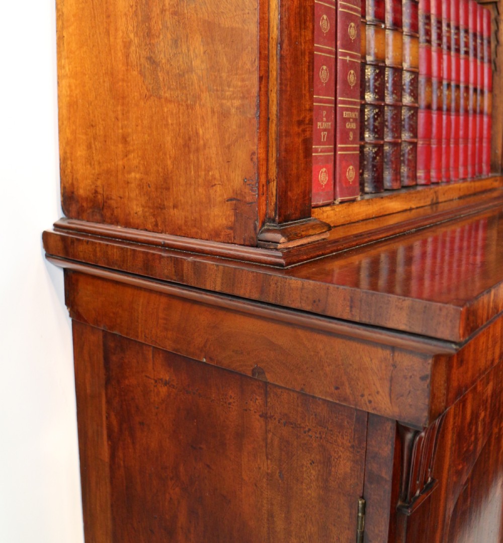 William IV Mahogany Breakfront Library Bookcase View XXIV