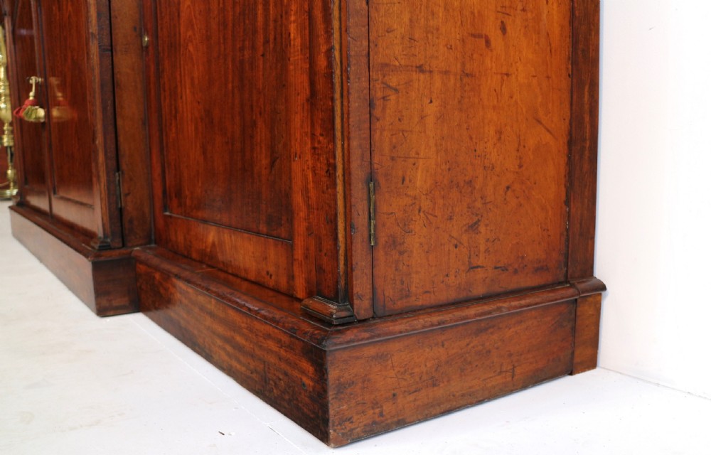 William IV Mahogany Breakfront Library Bookcase View XXX