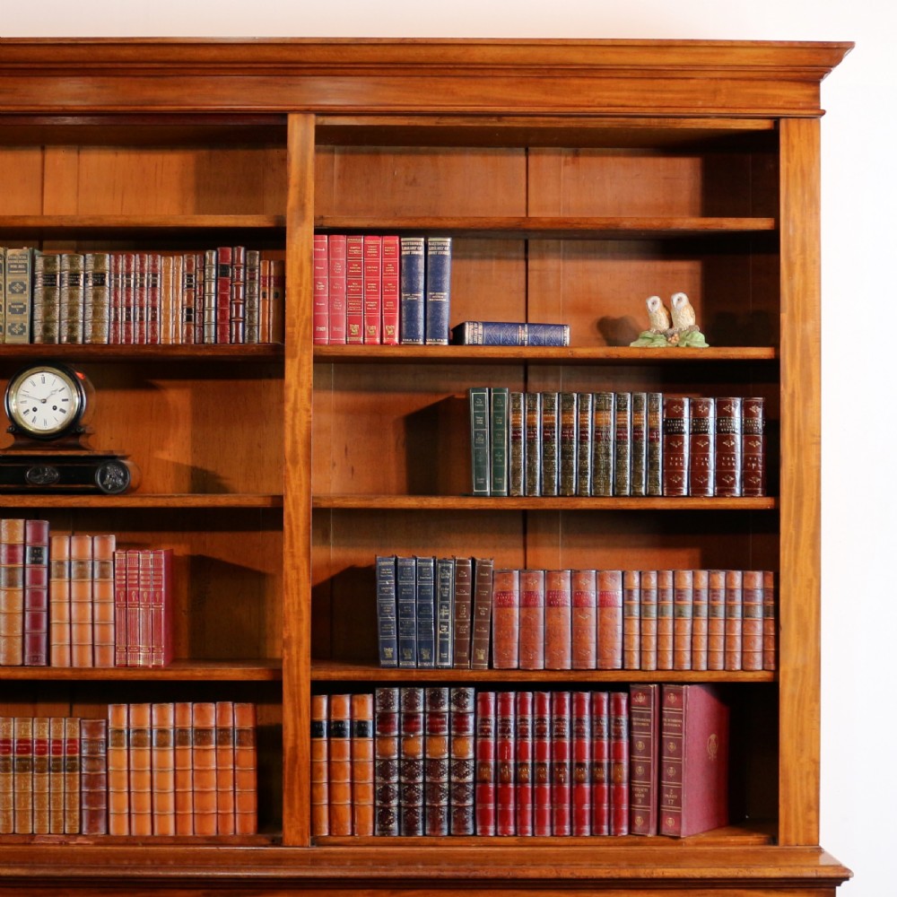 William IV Mahogany Open Library Bookcase View III