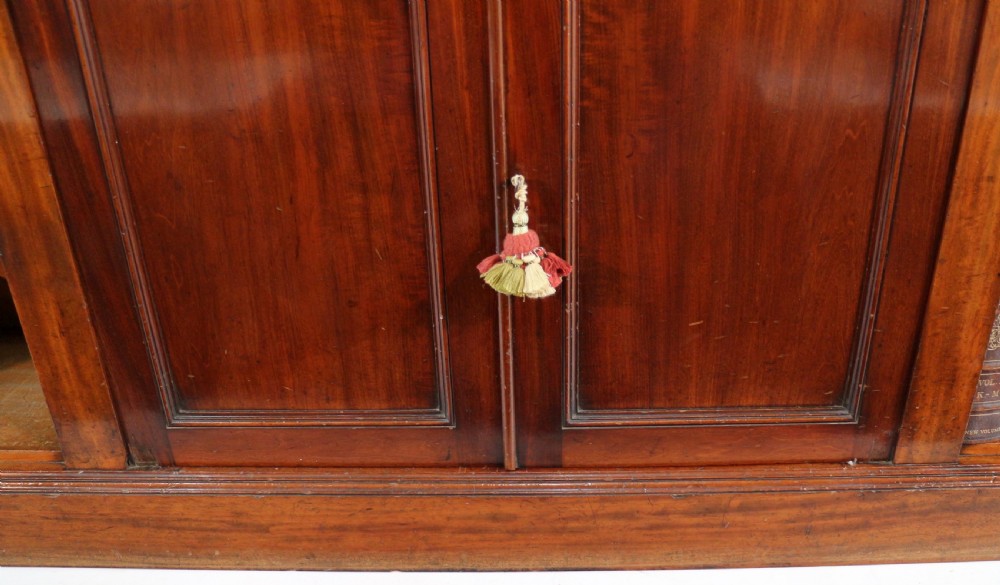 William IV Mahogany Open Library Bookcase View XI