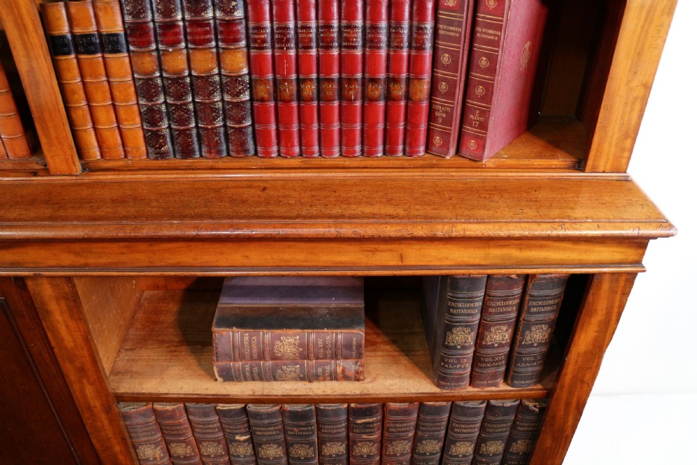 William IV Mahogany Open Library Bookcase View XIV