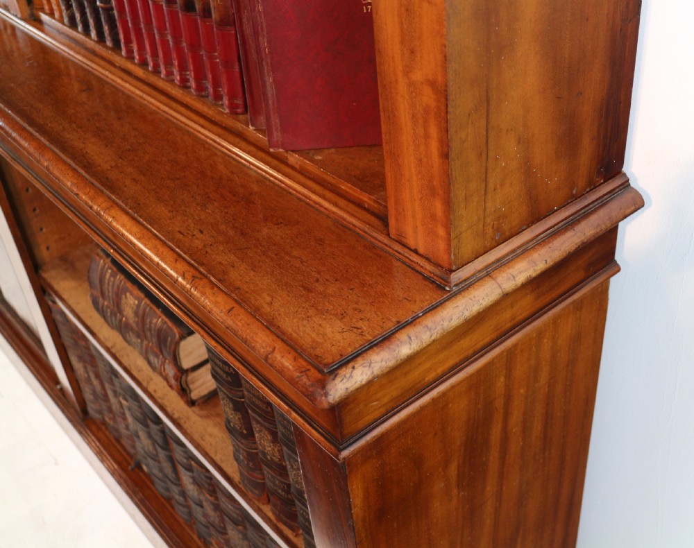 William IV Mahogany Open Library Bookcase View XV