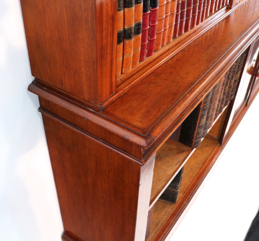 William IV Mahogany Open Library Bookcase View XVIII