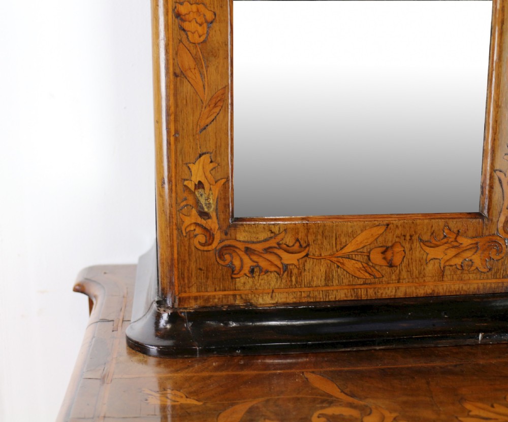 Dutch Walnut & Marquetry Cabinet-on-Chest View IX