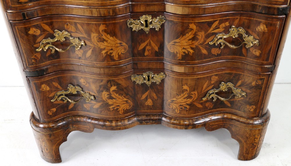 Dutch Walnut & Marquetry Cabinet-on-Chest View XIII