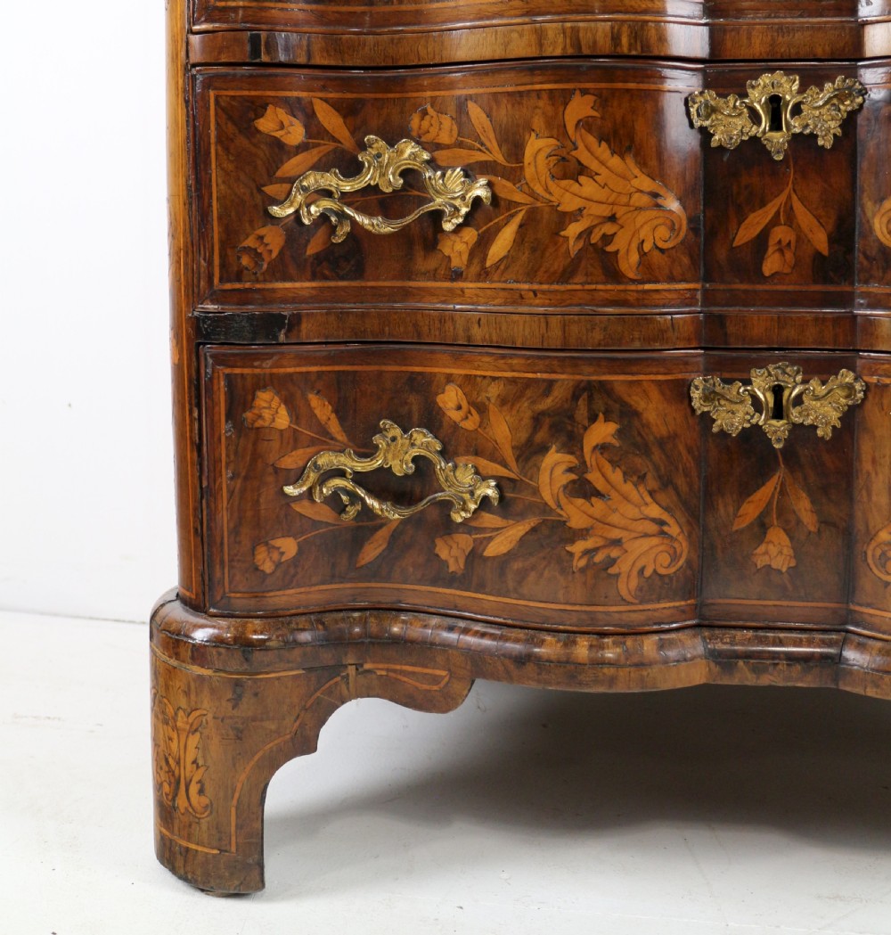 Dutch Walnut & Marquetry Cabinet-on-Chest View XV